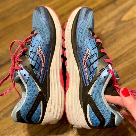 Saucony Triumph ISO 2 S10290-2 Blue Running Shoes Sneakers Women's Size 9 Active - Picture 6 of 9